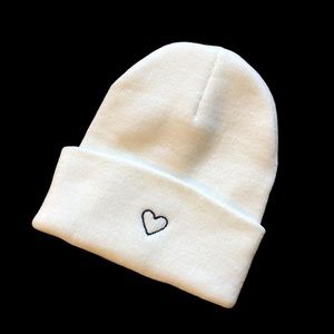 Heart beanie